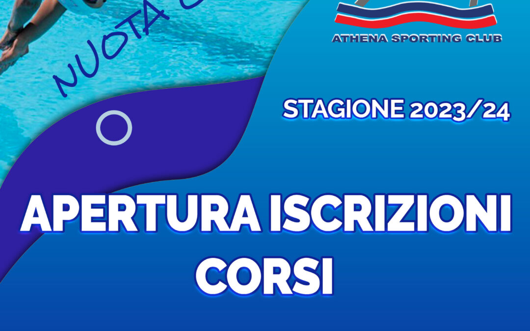 APERTURA ISCRIZIONI 2023 2024